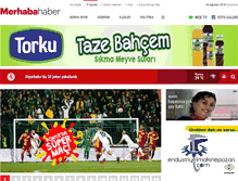 Tablet Screenshot of merhabahaber.com